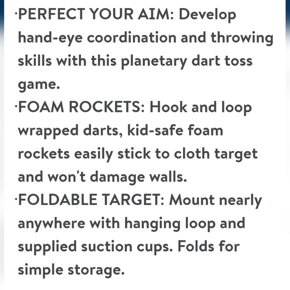 Planetary Rocket Target Toss Game kids sports NWT - Picture 7 of 8